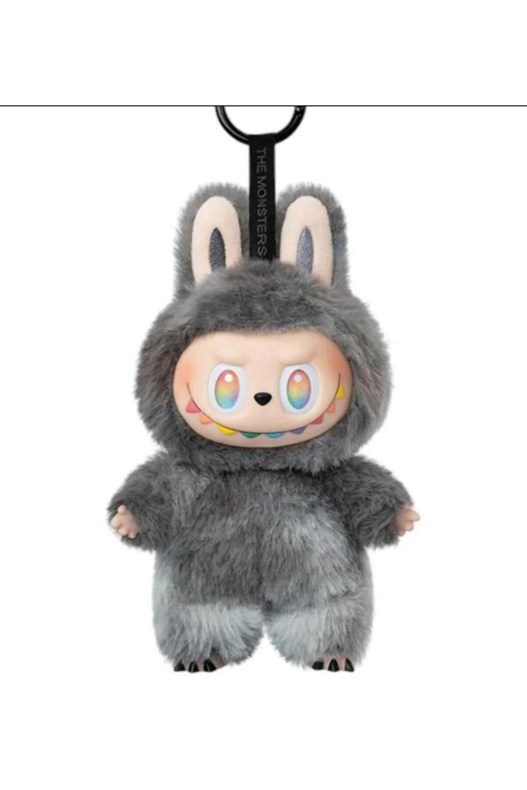 HEDİYEBİZİZ POP MART LABUBU THE MONSTERS BİG İNTO ENERGY ID (GİZLİ VERSİYON) PELUŞ FİGÜR GRİ