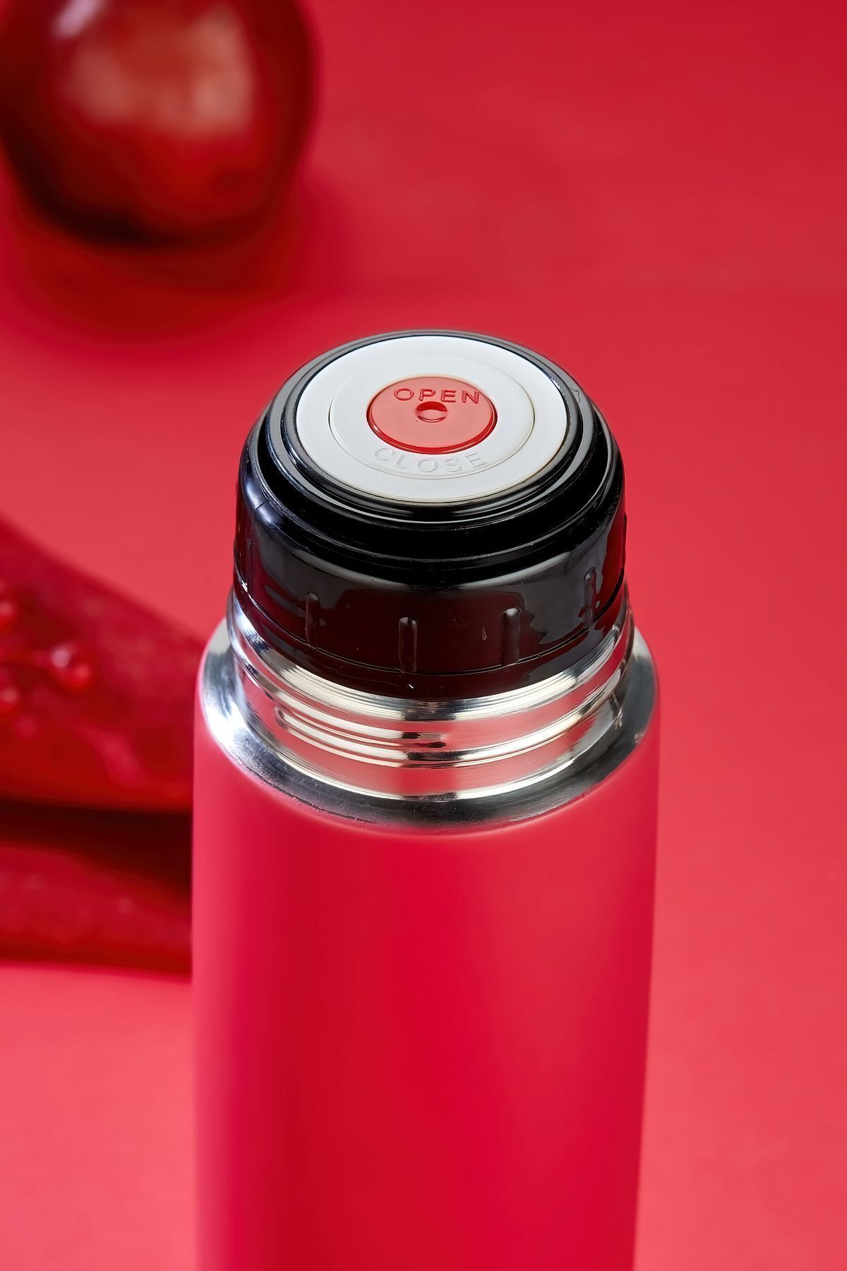 Cooker Viva Magenta Çift Kat Paslanmaz Çelik ml Termos ( Çay Kahve Mama Termos Piknikamp Okul ) - Görsel 3