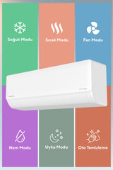 KUMTEL Sugi KMSAC-12 12.000 Btu Inverter Duvar Tipi Split Klima
