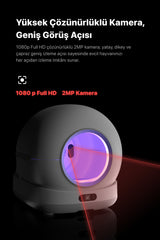 Xenon Smart Otomatik Kedi Tuvaleti (Kameralı) | 72 Lt, Mobil Kontrollü, Wifi, Akıllı Kedi Tuvaleti (X8623)
