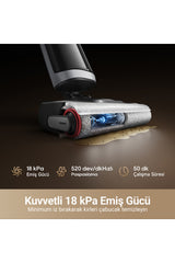 Dreame H14 Dual Akıllı Islak Kuru Süpürge, 18.000 Pa Emiş Gücü
