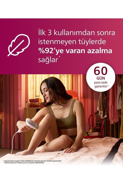Philips Lumea Brı/Lazer Epilasyon Ipl Tüy Alma Cihazı,kaş Düzeltici,(YÜZ,VÜCUT HASSAS BÖLGE) - Görsel 3