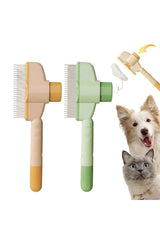 İndirimKap Tek Tuşla Kolay Temizlenir Basmalı Kedi Köpek Tarağı Tüy Toplayıcı Kedi Tarağı Kıtık Açıcı