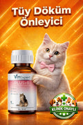 Vitexpert Hızlı Etkili Tüy Dökülmesi Önleyici Tüm Kediler İçin Plus B Biyotin Multivitamin Damlası 50 ml