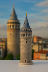 tugce shopping Galata Kulesi 3D Puzzle 15 Parça Eğitici ve Dekoratif Kağıt Maket Kolay Montaj Çocuk ve Yetişkinler