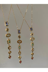 Zarifincijewellery Kristalal taşlı y kolye