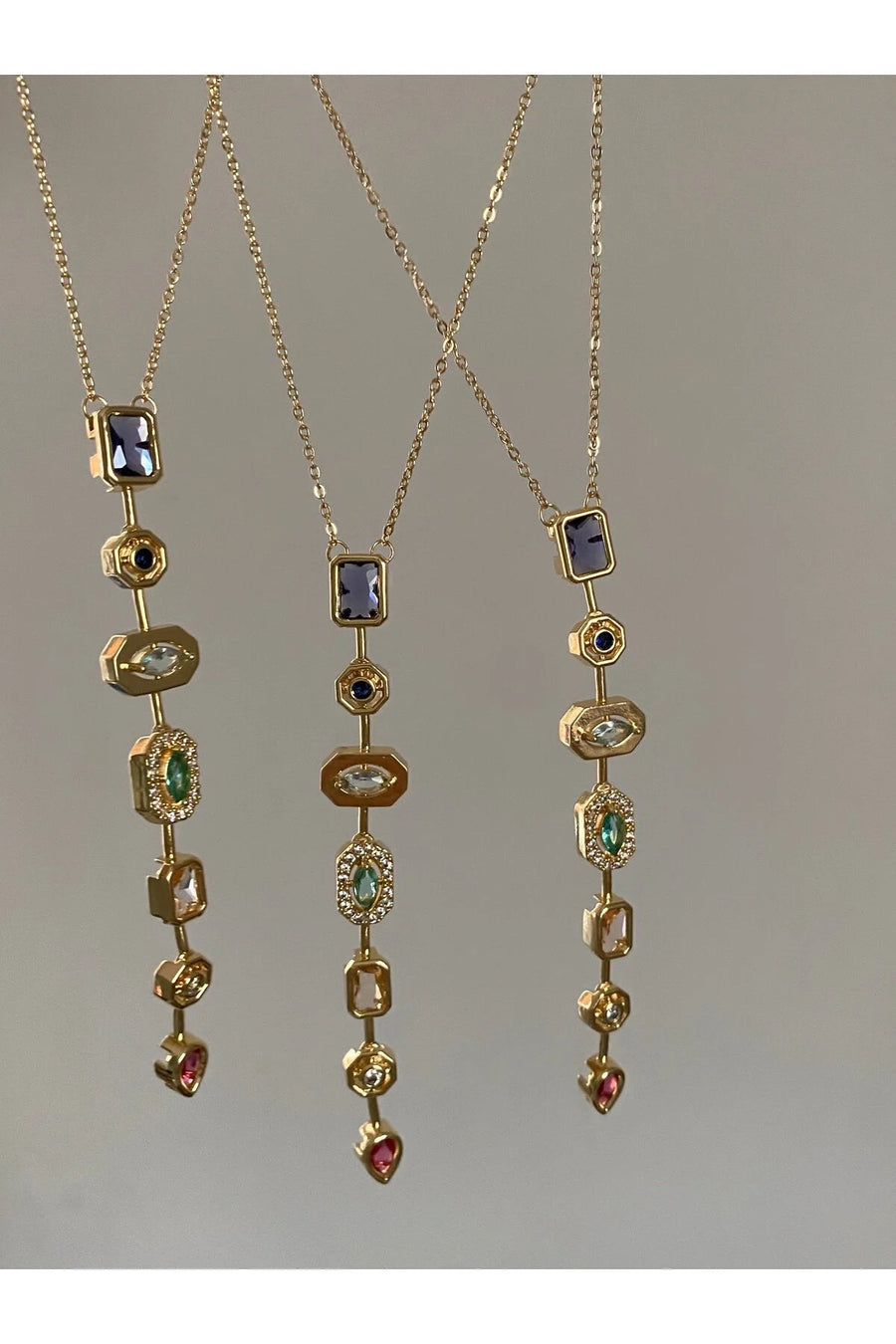 Zarifincijewellery Kristalal taşlı y kolye
