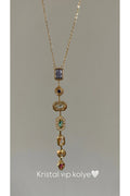Zarifincijewellery Kristalal taşlı y kolye