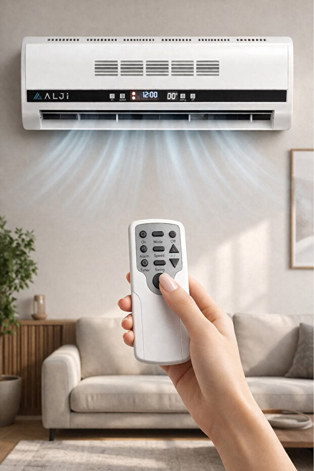 ALJİ 60W Motor gücü, 3 Hız Kademeli Duvar Tipi Vantilatör