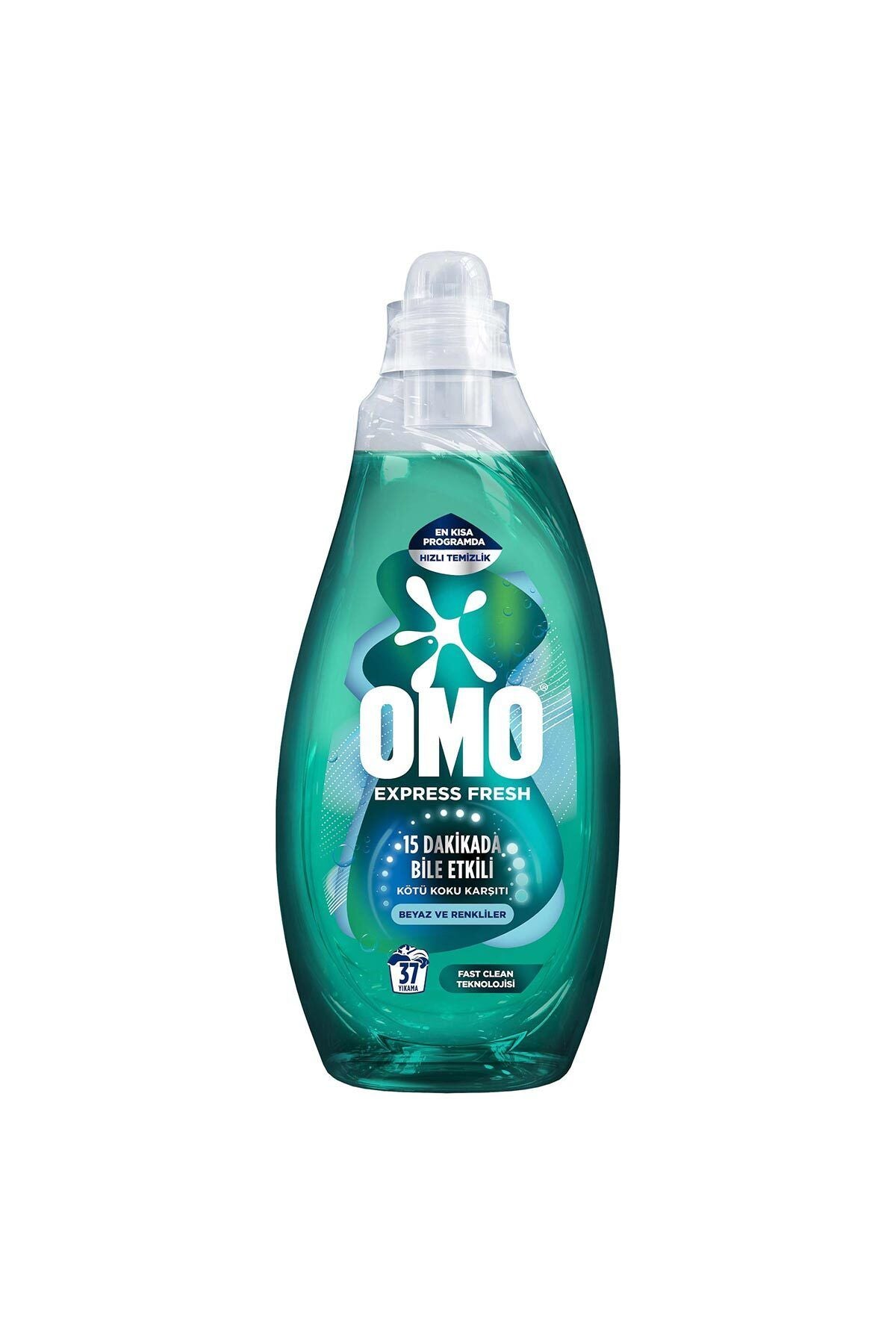 Omo Express Fresh Kötü Koku Karşıtı Beyaz Renkliler Deterjanı ml - Görsel 2