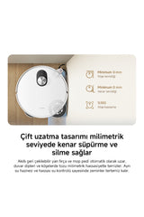 Xiaomi Robot Vacuum 5 Beyaz Akıllı Robot Süpürge 20000 Pa Emiş Gücü ( Xiaomi Türkiye Garantili)