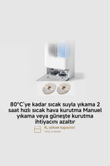 Xiaomi Robot Vacuum 5 Beyaz Akıllı Robot Süpürge 20000 Pa Emiş Gücü ( Xiaomi Türkiye Garantili)
