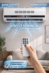 ALJİ 60W Motor gücü, 3 Hız Kademeli Duvar Tipi Vantilatör