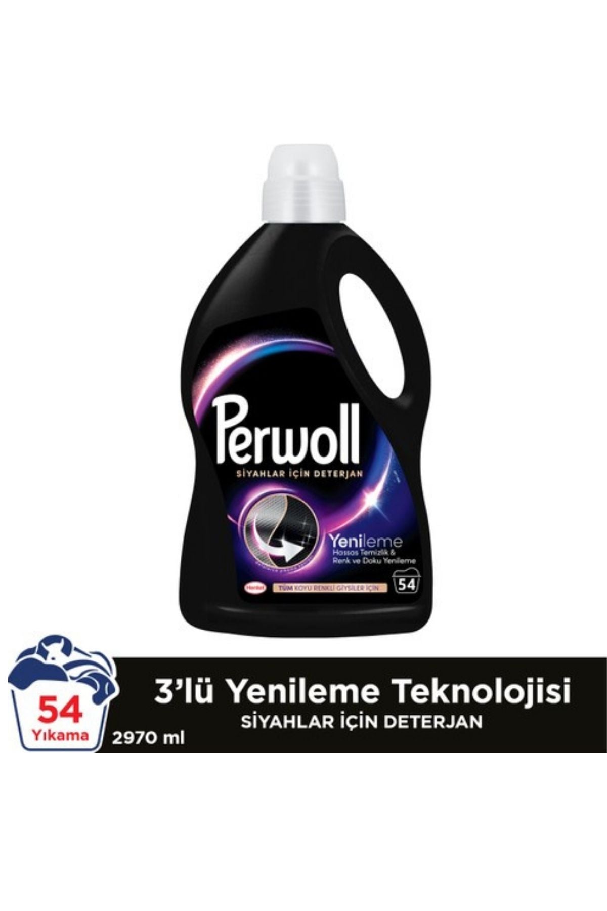 Perwoll Sıvı Deterjan Yenileme Siyah xL & Renkli xL (Yıkama) – Siyah ve Renkli Çamaşırlar İçin - Görsel 2