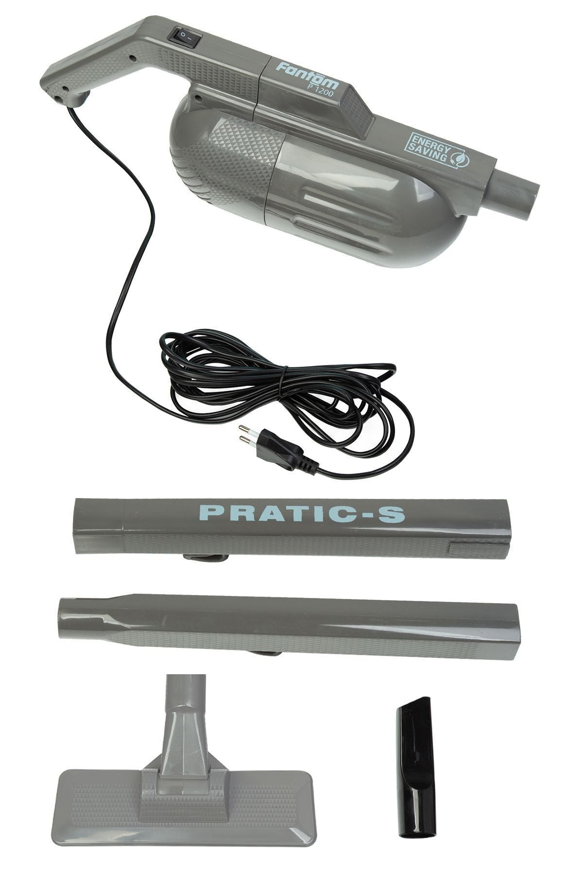 FANTOM Pratic-s P 1200 Toz Torbasız Dikey Süpürge Antrasit