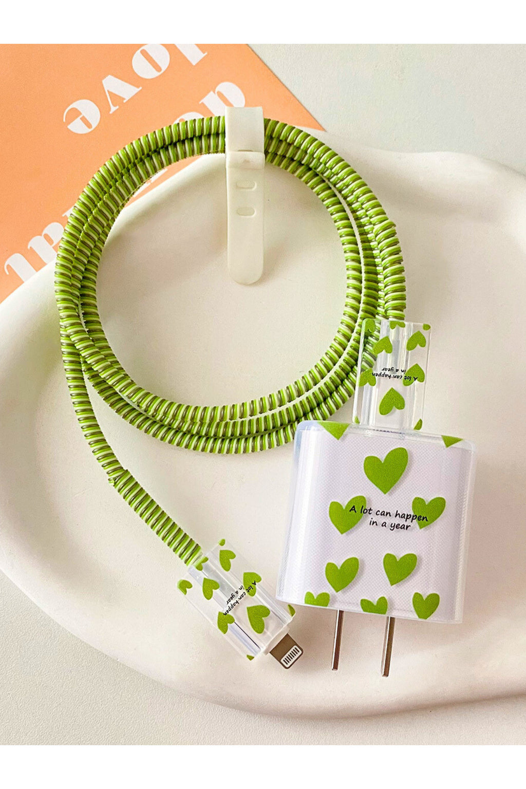 Dublin İphone 18w/20w Uyumlu Şarj Aleti Kılıfı, Şarj Kablosu Koruma Aparatı, Toparlayıcı, Koruyucu