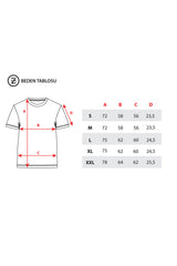 Trendiz Unisex Star Stroke Taş Baskılı Tshirt Beyaz