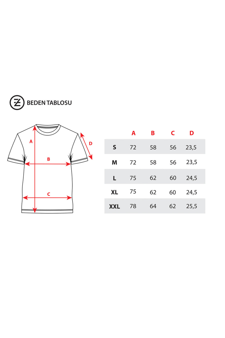 Trendiz Unisex Star Stroke Taş Baskılı Tshirt Beyaz