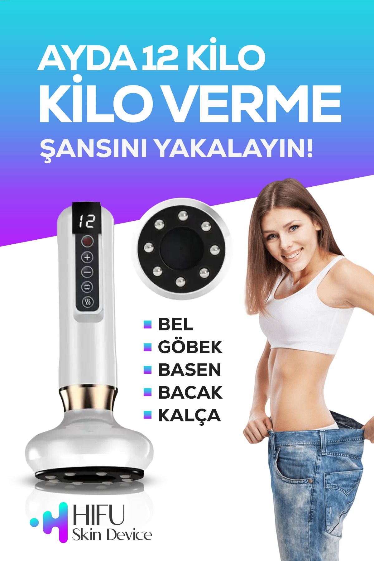 hifu skin device Bölgesel Incelme Selülit Vakum Cihazı