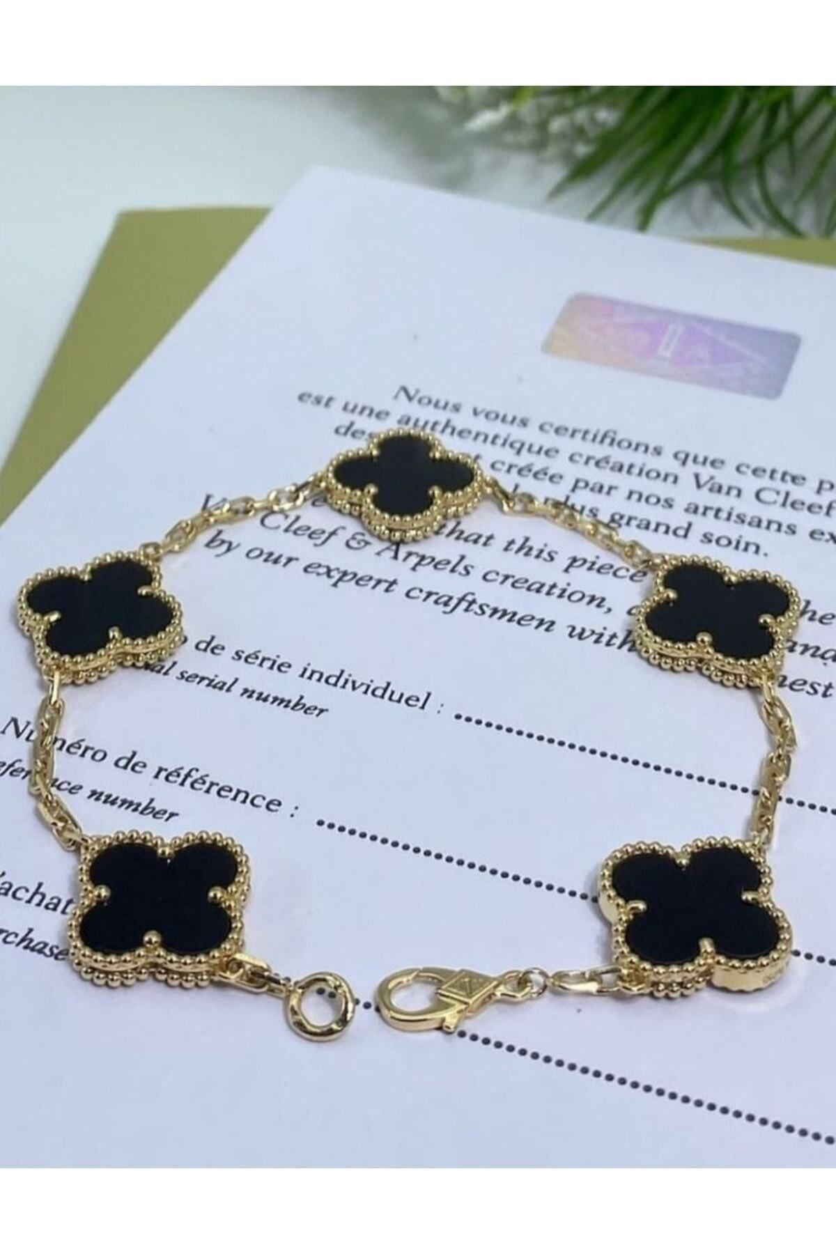 monalisatoka Kadın Siyah Bileklik
