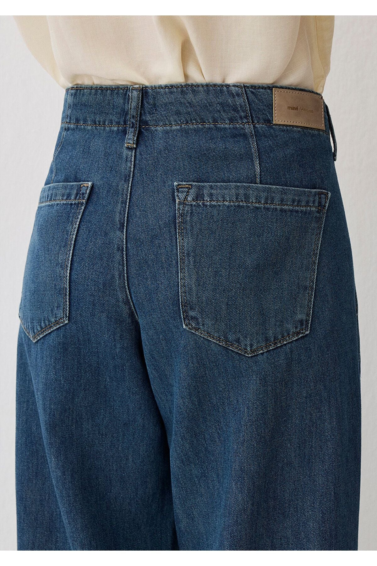 Mavi Maribel Edition Puslu Indigo Si Jean Pantolon - Görsel 7