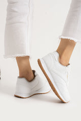 Peaker Club Peaker Sneaker Unısex Rahat Günlük Kullanıma Uygun Ergonomik Spor Ayakkabı - Beyaz-Krem