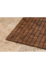 English Home Bamboo Bambu Duş Kaydırmazı 50x70 Cm Kahve