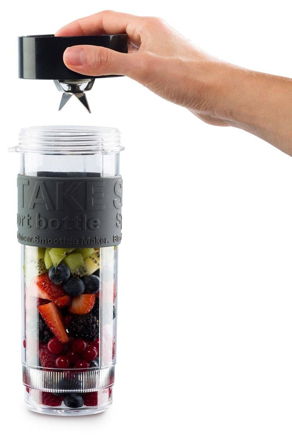 Arzum AR1032 Shake'n Take Kişisel Smoothie Blender, Kırmızı (300 W, 2 Adet Şişe)