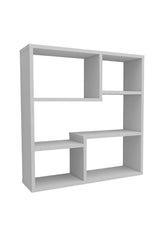 Enda Home 5 Bölmeli Duvar Rafı, Mutfak Rafı, Oturma Odası Rafı