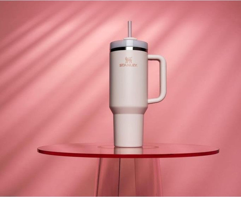 Stanley Quencher H2.0 FlowState Paslanmaz Çelik Vakum Yalıtımlı Bardak 40 oz 1,18 Lt Rose Quartz 2.0